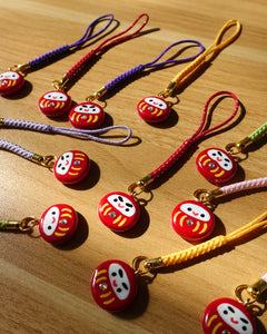 Lucky Daruma Charm