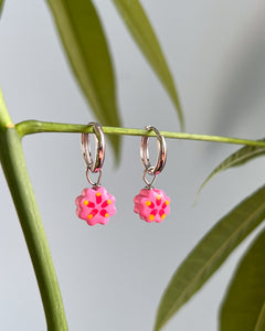 Sakura Huggie Earrings