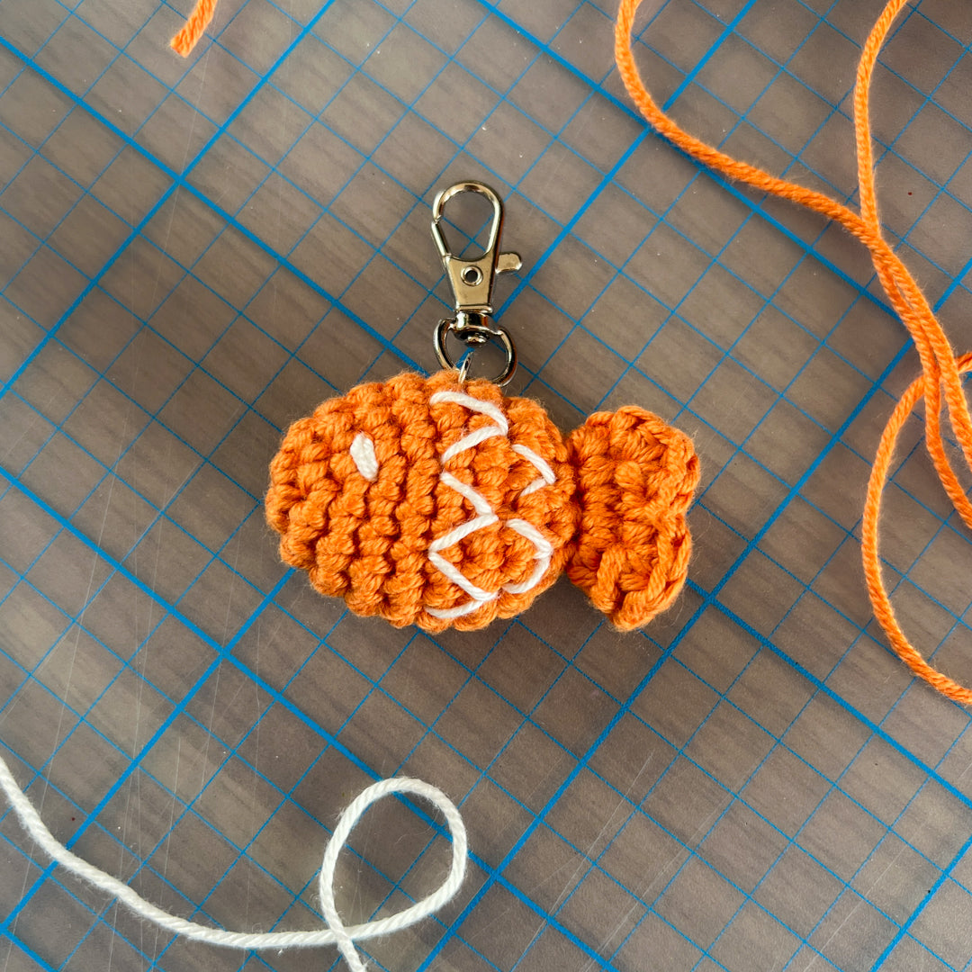 Taiyaki Keychain Orange