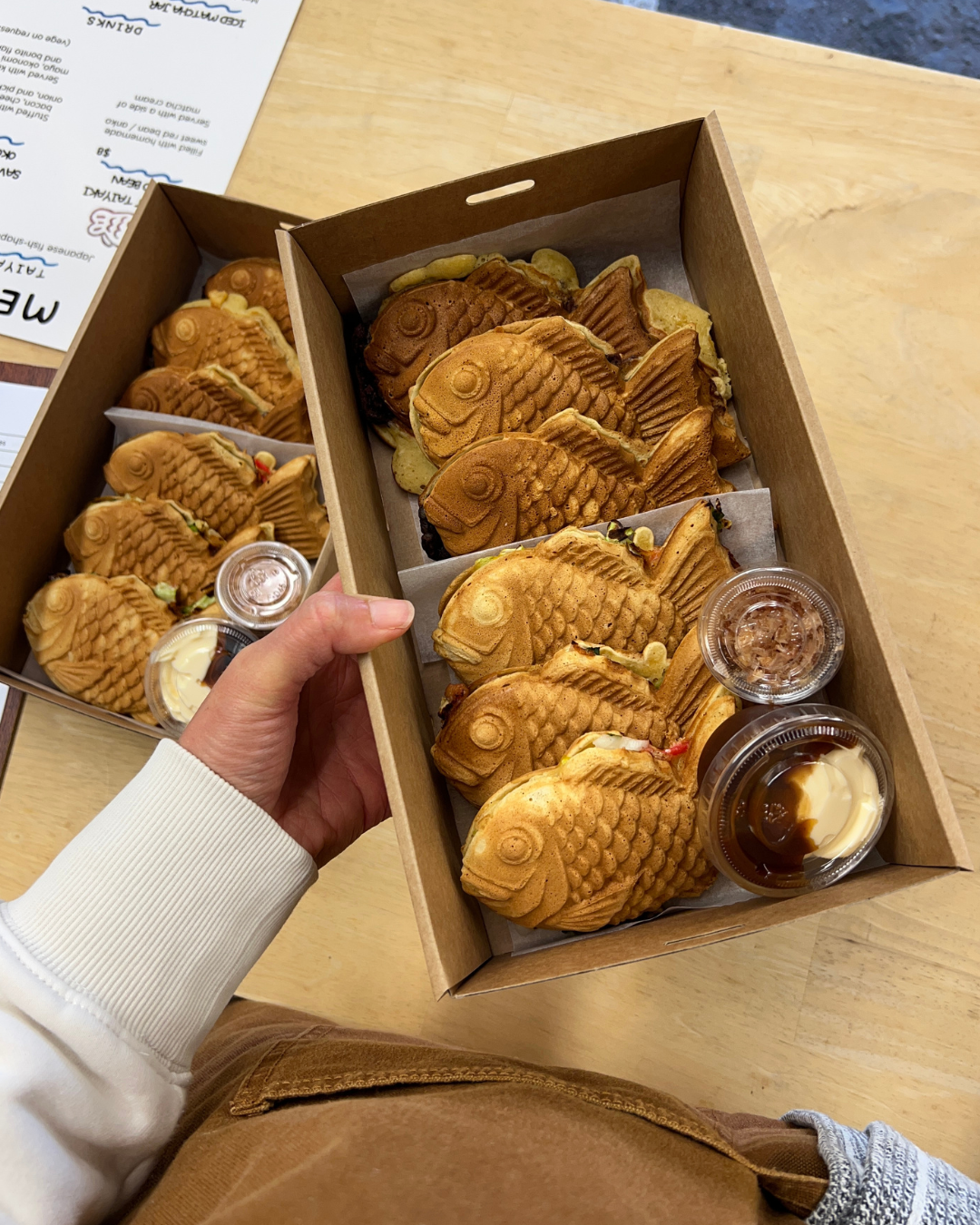 Red Bean + Curry Cheese Taiyaki 6 Pack (Pre-Order)